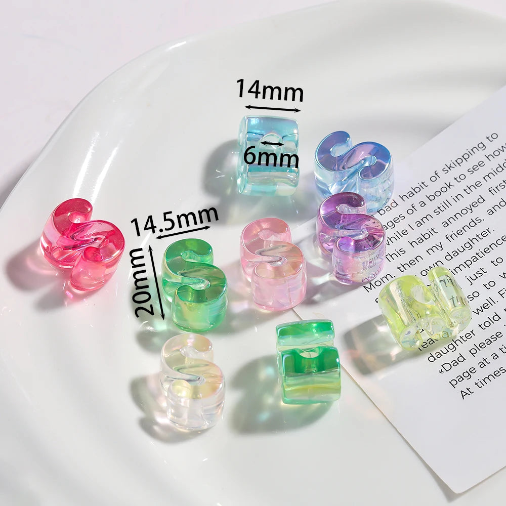 Acrylic Alphabet Beads for Jewelry Making – DIY Craft Kit