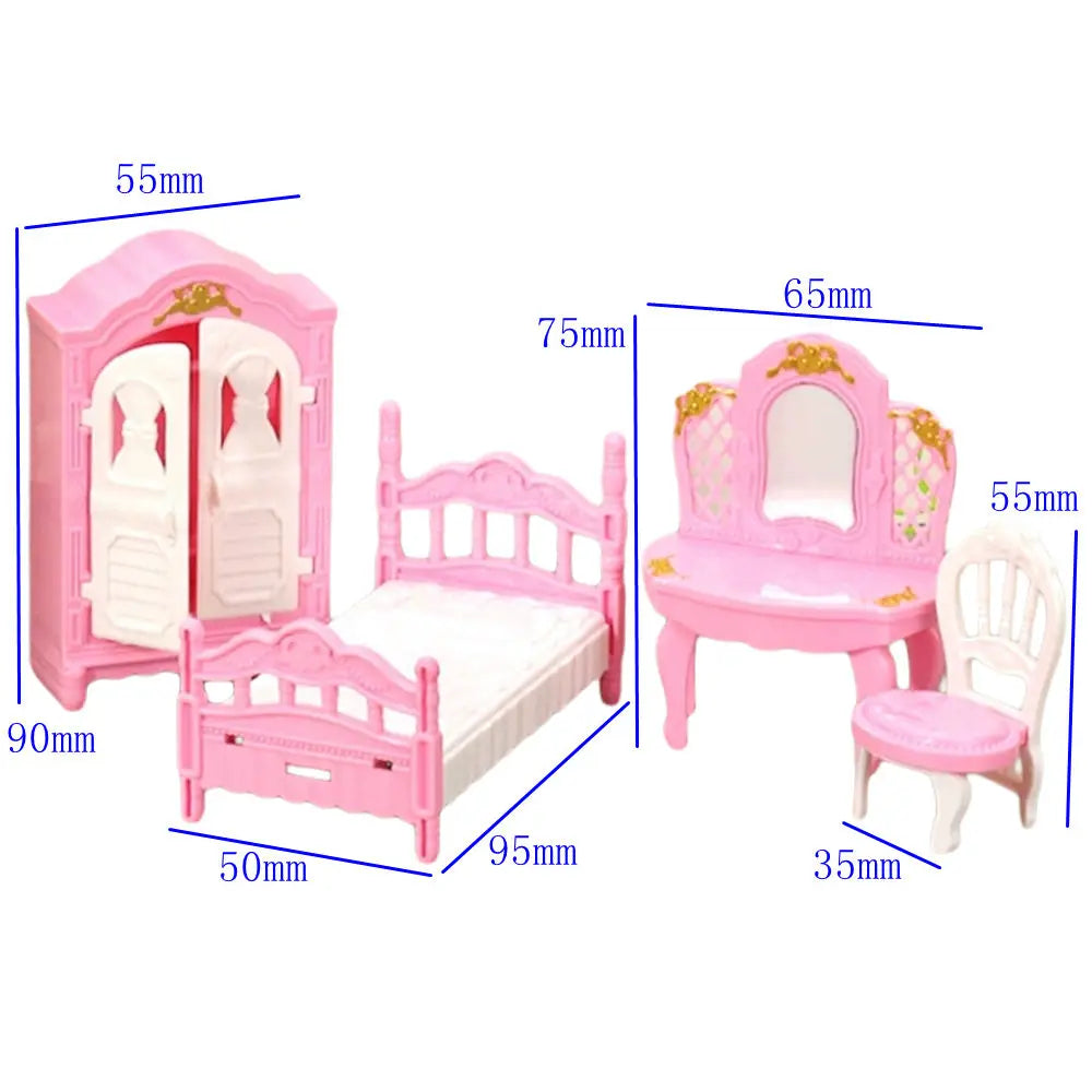 Mini Doll Stroller Trolley with Shoes for 1/12 Scale Dolls