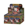 A box of Hirono Monsters Carnival series collectible figures featuring a gray, rabbit-like monster character.