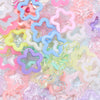Colorful Acrylic Star Pendants for DIY Jewelry Making & Keychains