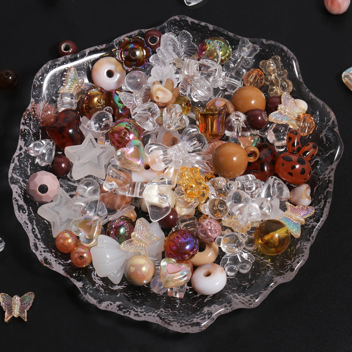 Colorful Assorted Acrylic Beads for DIY Jewelry Making