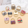 Colorful Enamel Handbag Charms for Jewelry Making