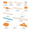 Natural Wooden Building Blocks Set for Toddlers