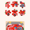 3D Wooden Tangram Puzzle Set for Kids – Cartoon Animals & Traffic Themes
