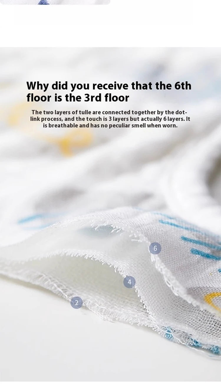 5-Pack Soft Cotton Muslin Bandana Bibs for Teething Babies