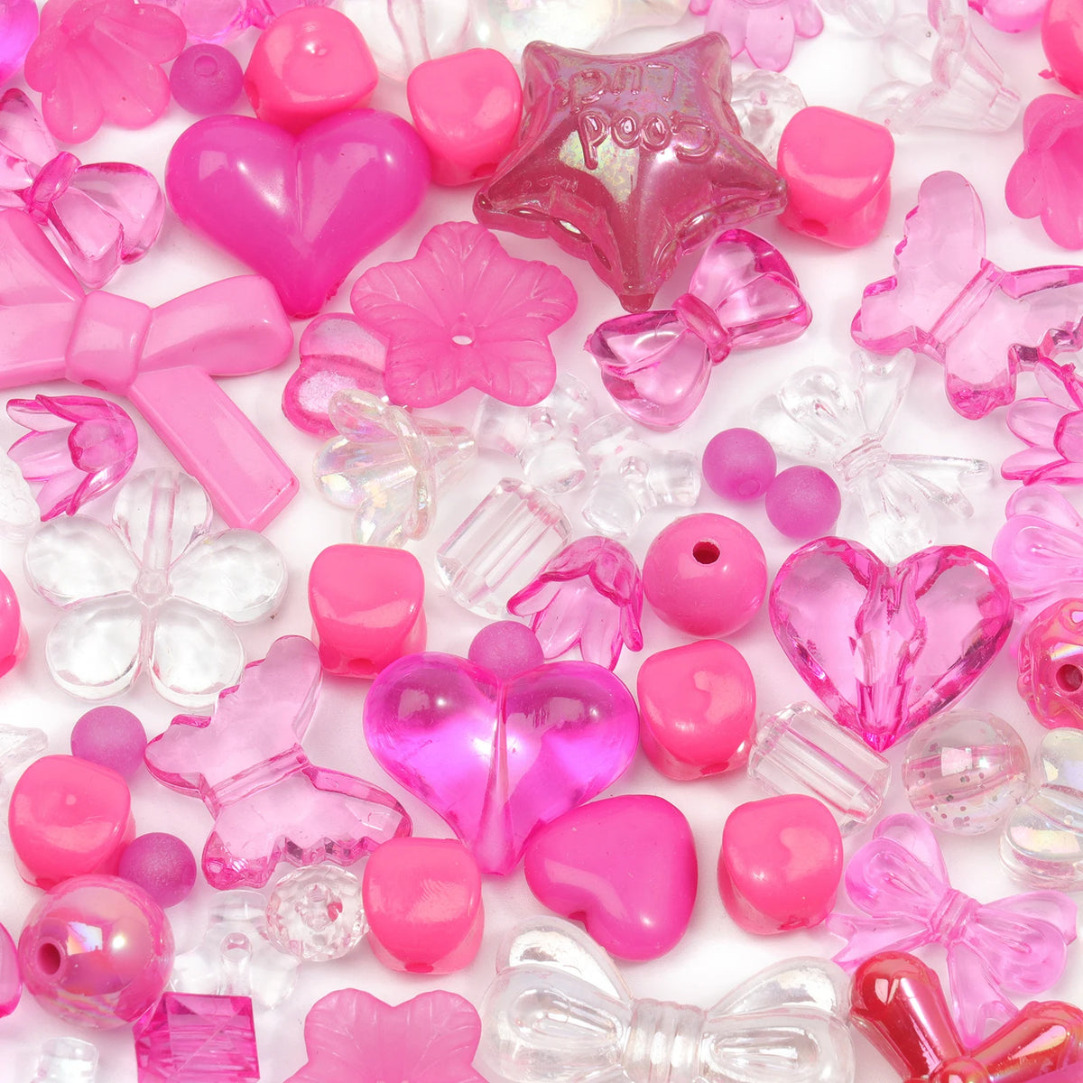 Colorful Assorted Acrylic Beads for DIY Jewelry Making