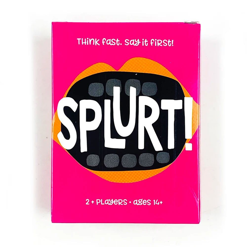 Splurt! Fast-Paced Party Card Game for Families and Friends