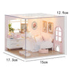 DIY Wooden Miniature Dollhouse Coffee Shop Kit