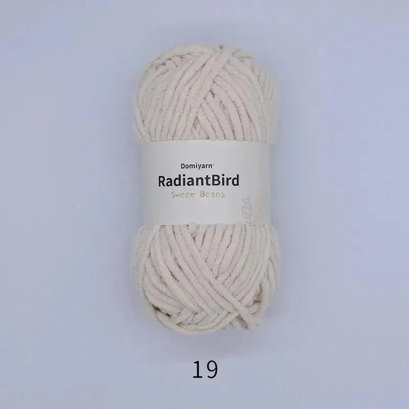 Soft Polyester Yarn for Knitting and Crochet