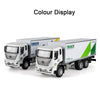 1:32 Scale Diecast Container Truck Toy – Fruit & Vegetable Transport Vehicle