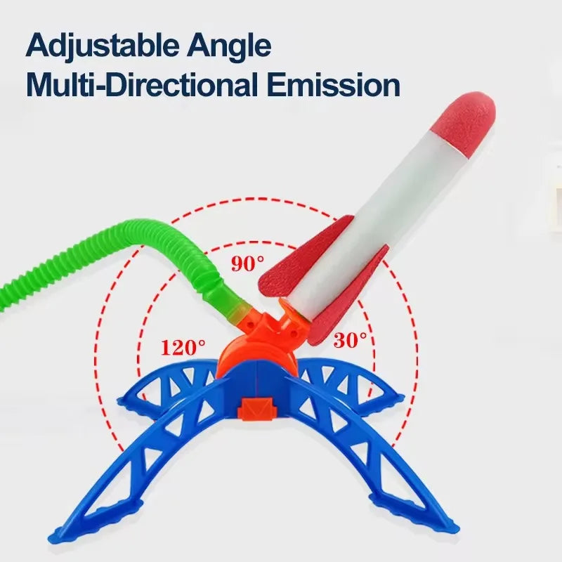 Foot Pump Rocket Launcher Toy