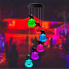Solar-Powered Halloween Pumpkin Wind Chime Light with 6 LEDs