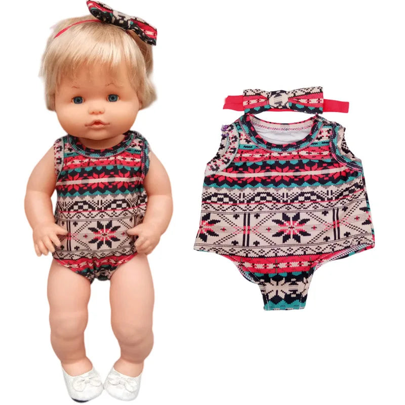 Adorable Romper Outfit Set for 16-Inch Dolls