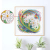 Special-Shape Diamond Art Painting Kit – Colorful Floral Design for Adults & Beginners