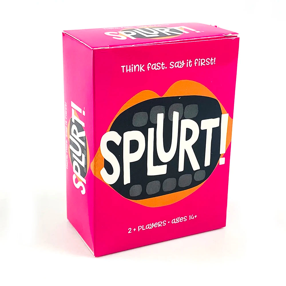 Splurt! Fast-Paced Party Card Game for Families and Friends
