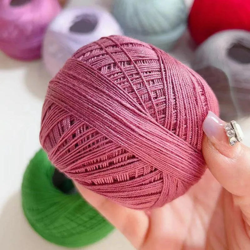 Mercerized Cotton Lace Yarn – Soft, Smooth & Ideal for Summer Knitting