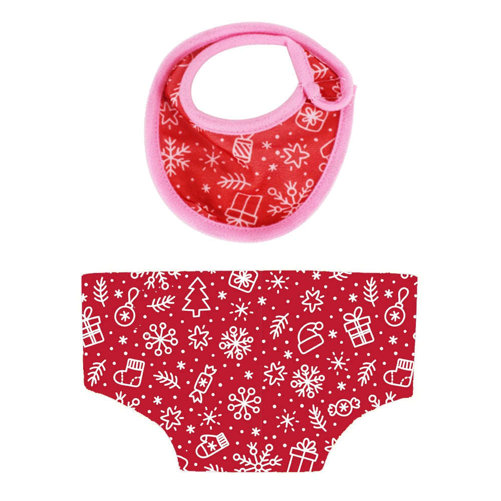 Doll Care Accessory Set with Water Towel and Underwear