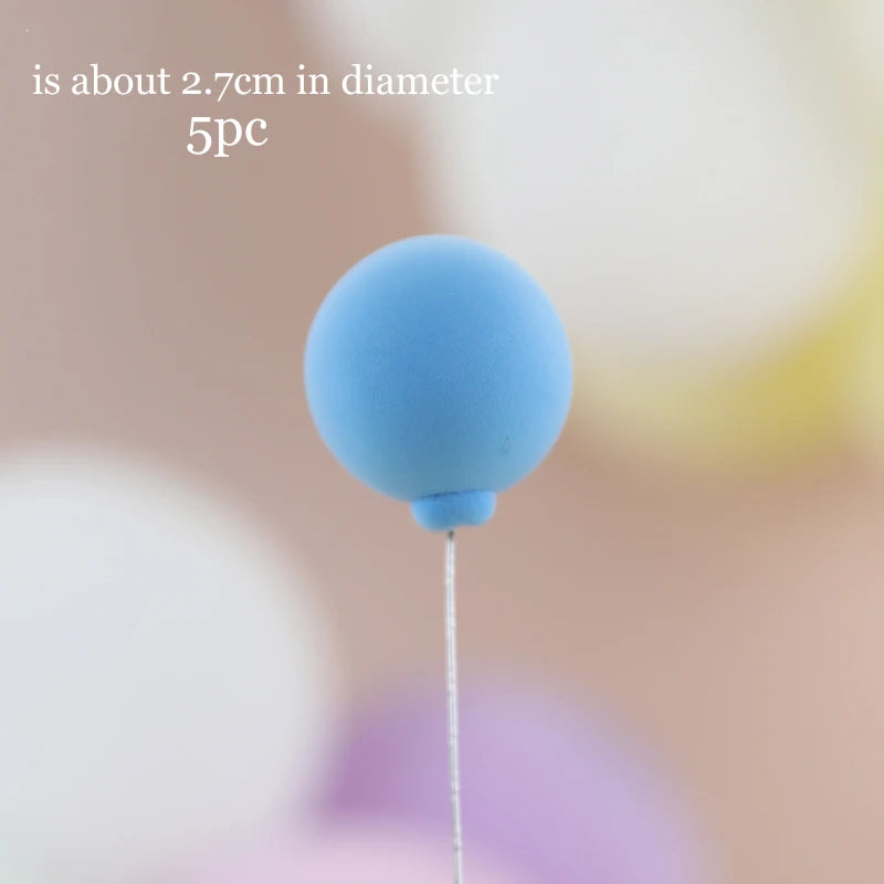 Colorful Plastic Cake Toppers for Birthday Parties & Desserts