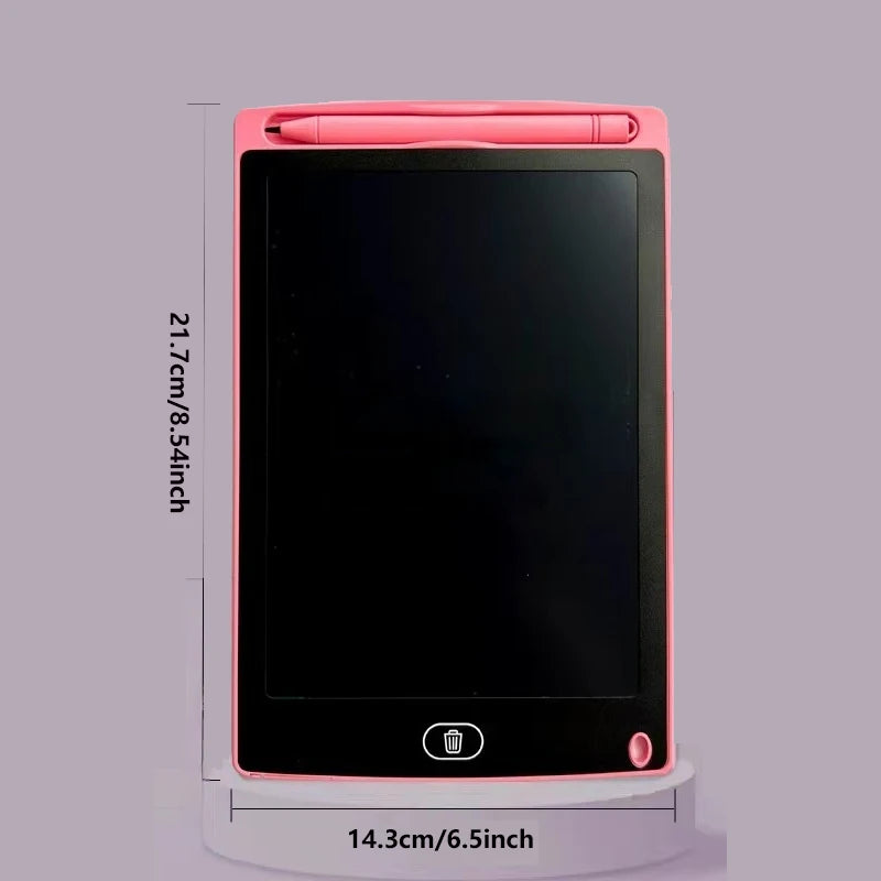 Glare-Free LCD Drawing Tablet with Pressure-Sensitive Stylus