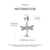 A silver heart charm with a cross design and colorful gemstone accents for bracelets and necklaces.