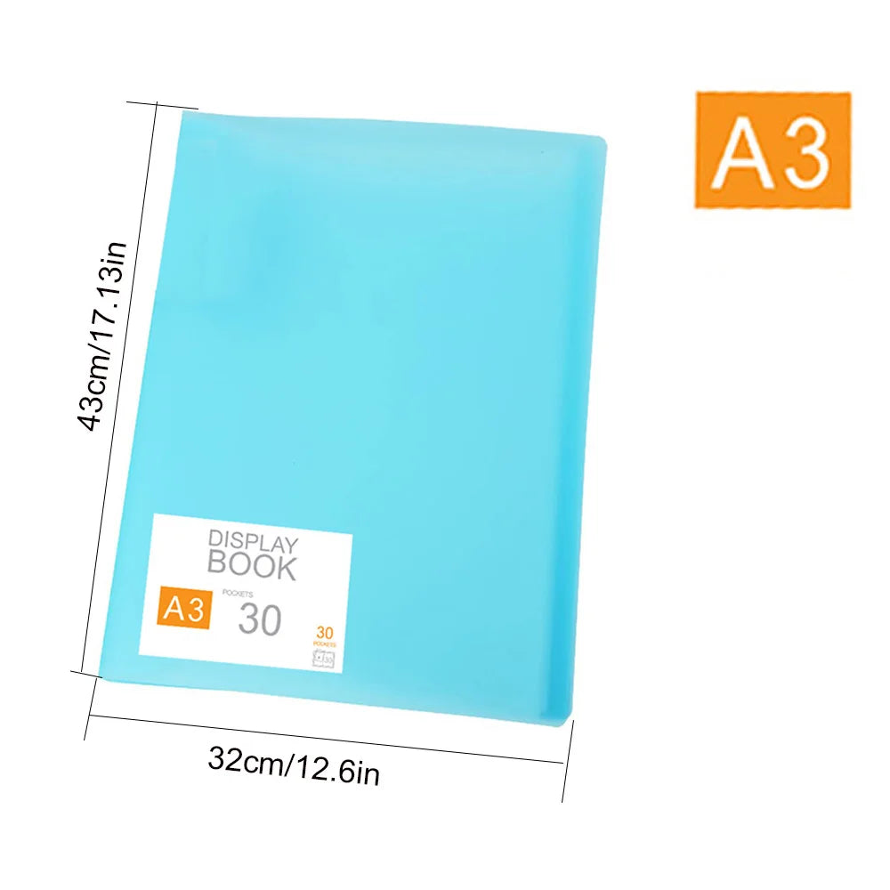 Diamond Painting Storage Book with Clear Pockets