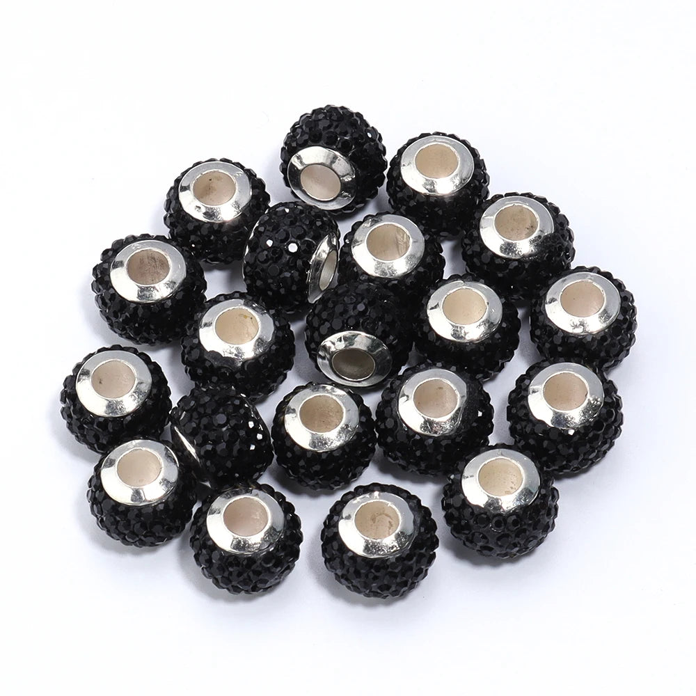 Luxury Rhinestone Spacer Beads for DIY Jewelry Making
