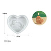 Heart-Shaped Silicone Candle Mold | DIY Soap & Candle Making Kit