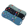 A set of five remote control shaped silicone chew toys in various pastel colors and shapes.