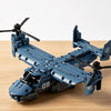 V-22 Osprey Tiltrotor Building Block Model with Working Propellers