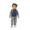 Bear Print Casual Outfit for 43 cm Baby Dolls