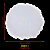 Flower-Shaped Silicone Coaster Mold for Epoxy Resin DIY