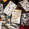 A collection of die-cut sticker sheets featuring vintage and gothic poetry and illustrations for journaling and scrapbooking