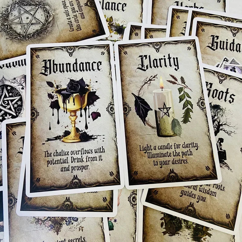 Wise Witch Oracle Deck – 20-Card Fortune Telling Set