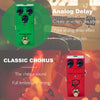 Analog Delay- und Classic Chorus-Pedal für Gitarreffekte