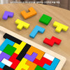 Colorful Wooden Tangram Puzzle – Educational Geometric Shape Toy