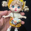 Coco Elegant Girl 13cm Articulated BJD Doll with Phone Lanyard & Replaceable Eyes