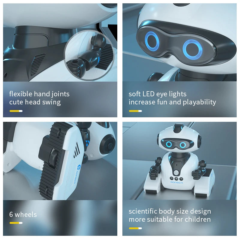 Interactive Gesture-Controlled Robot Toy with Music, Dance & Programming