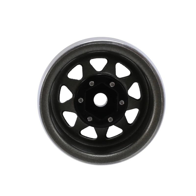 Stamped Steel 1.0" Beadlock Wheels for 1/24 RC Crawlers