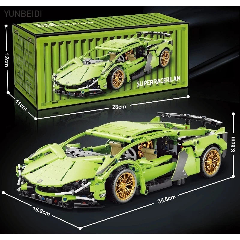 1:14 Scale Remote Control Racing Car Building Kit