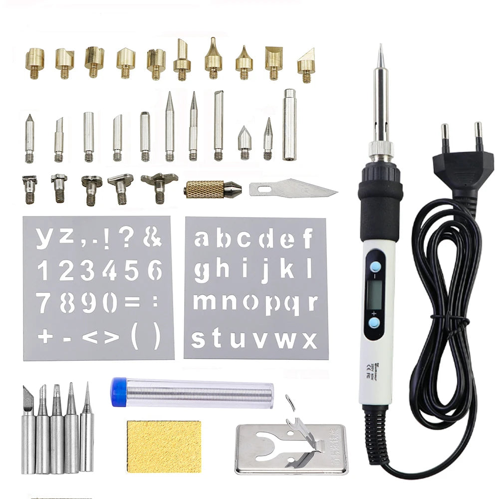 Adjustable Temperature Wood Burning & Soldering Pen Kit