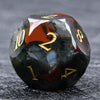 Premium 7-Piece Frosted Gemstone Polyhedral Dice Set for Tabletop RPGs