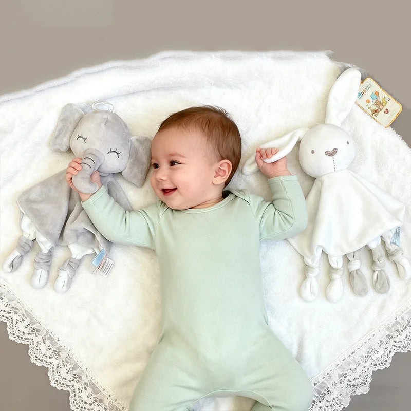 Cuddly Elephant Baby Comforter with Teether & Rattle