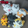 Kawaii Animal Plush Pendant Keychains (Set of 6)