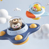 Sensory Spinning Top Bath Toys with Suction Cup