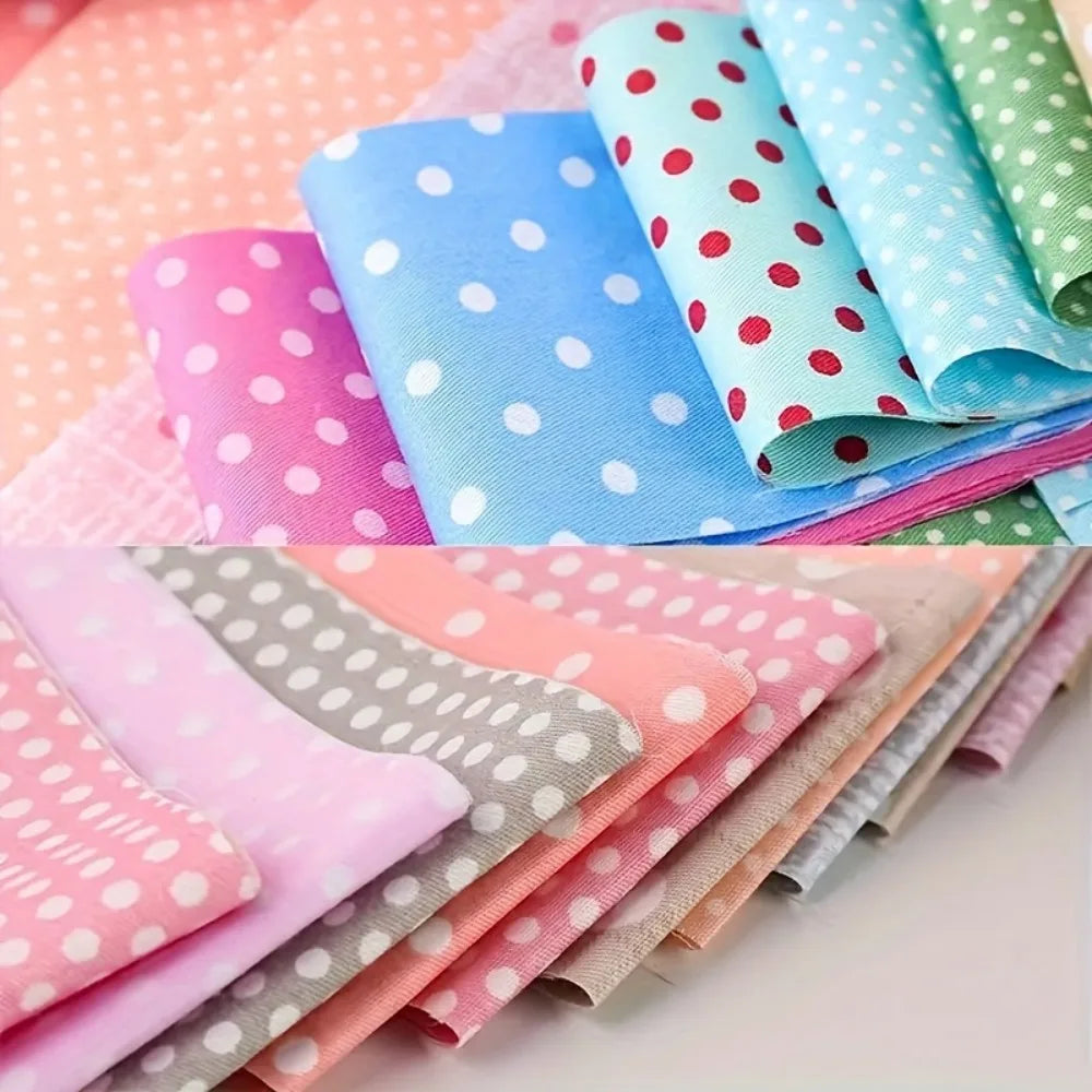 40-Piece Cotton Fabric Patch Assortment for Crafts and Sewing