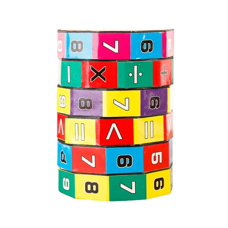 Educational Math Cube Toy for Kids – Arithmetic Learning Puzzle