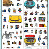 Miniature Scene Sticker Book – Cute 3D Stacked Houses DIY Craft Set