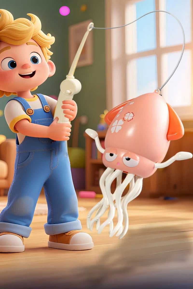 Interactive Dancing Octopus Toy with Obstacle Avoidance