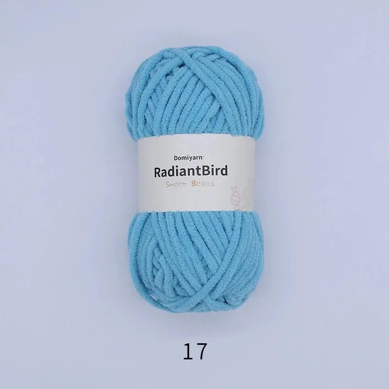 Soft Polyester Yarn for Knitting and Crochet