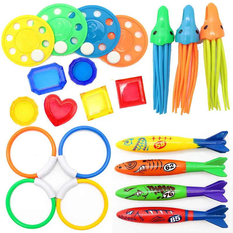 Underwater Diving Stick Toy Set for Pool Fun